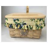 Natural large recipe Liner and Protector and lid