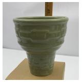 NIB Sage ice cream cone dish