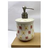NIB Dogwood soap dispenser