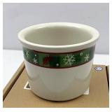 Longaberger NIB Holiday 1 pint crock