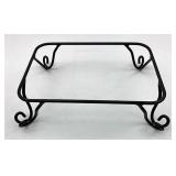 Wrought iron small serving platter