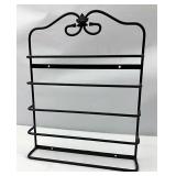 Wrought iron magazine rack
