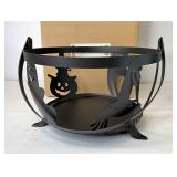 NIB Wrought iron large cauldron