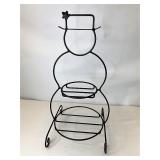 Wrought iron small snowman