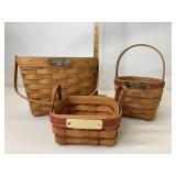One signed 3 birthday baskets