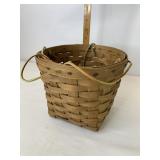 Signed Hanging flower basket