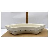 NIB USA blue crescent dish