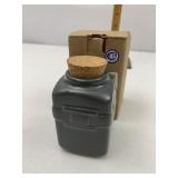 Longaberger NIB pewter spice jar