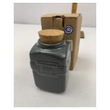 Longaberger NIB pewter spice jar