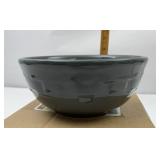 Longaberger NIB pewter soup/salad bowl