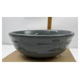 Longaberger NIB pewter cereal bowl