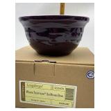 NIB Eggplant small mixing bowl