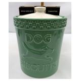 Longaberger Mulligan dog biscuit canister