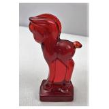 Longaberger NIB Red Heisey colt