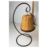 Noel Bell with tassel tie and wrought iron hook