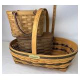 3 well loved baskets