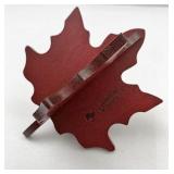 Brick maple leaf