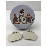 Cookie tin and cutters