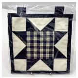 Blue ribbon sample square
