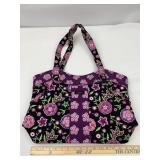 Sisters purple floral tote