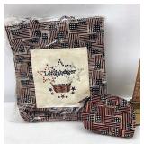 Sparkly tote and coin purse