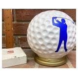 Pottery golf ball bank