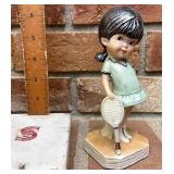 Moppets Vintage tennis figurine