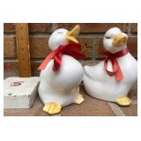 Ceramic geese