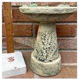 Burley Clay miniature birdbath