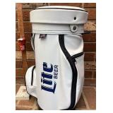 Miller Lite beer golf bag cooler