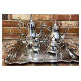 International silver company silver plate set