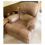 Leather recliner