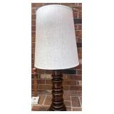 Wood table lamp