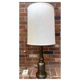 Brass table lamp