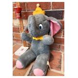 Vintage Walt Disney plush Dumbo elephant