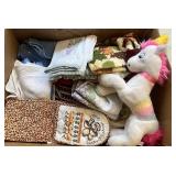 Kitchen towels and a unicorn