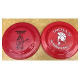 Bishop Rosecrans and Trojan frisbees