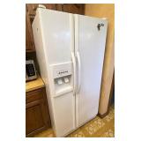 Whirlpool side-by-side refrigerator with ice