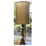 Brass table lamp