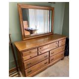 Dresser with mirror