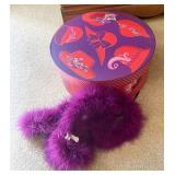 Red hat society box and scarf