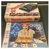 Numbers up and cross up games
