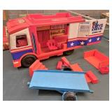Evil Knievel scramble van