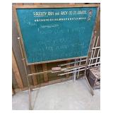 Raggedy Ann and Andy chalkboard