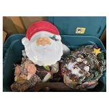 Tote of Christmas Decour