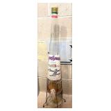 Large liquor bottle with dispenser