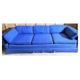 Blue retro sofa