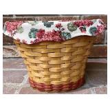 Longaberger Geranium with liner and protector