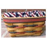 Longaberger All American tea w/ liner & protector