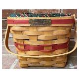 Longaberger Cranberry with liner and protector